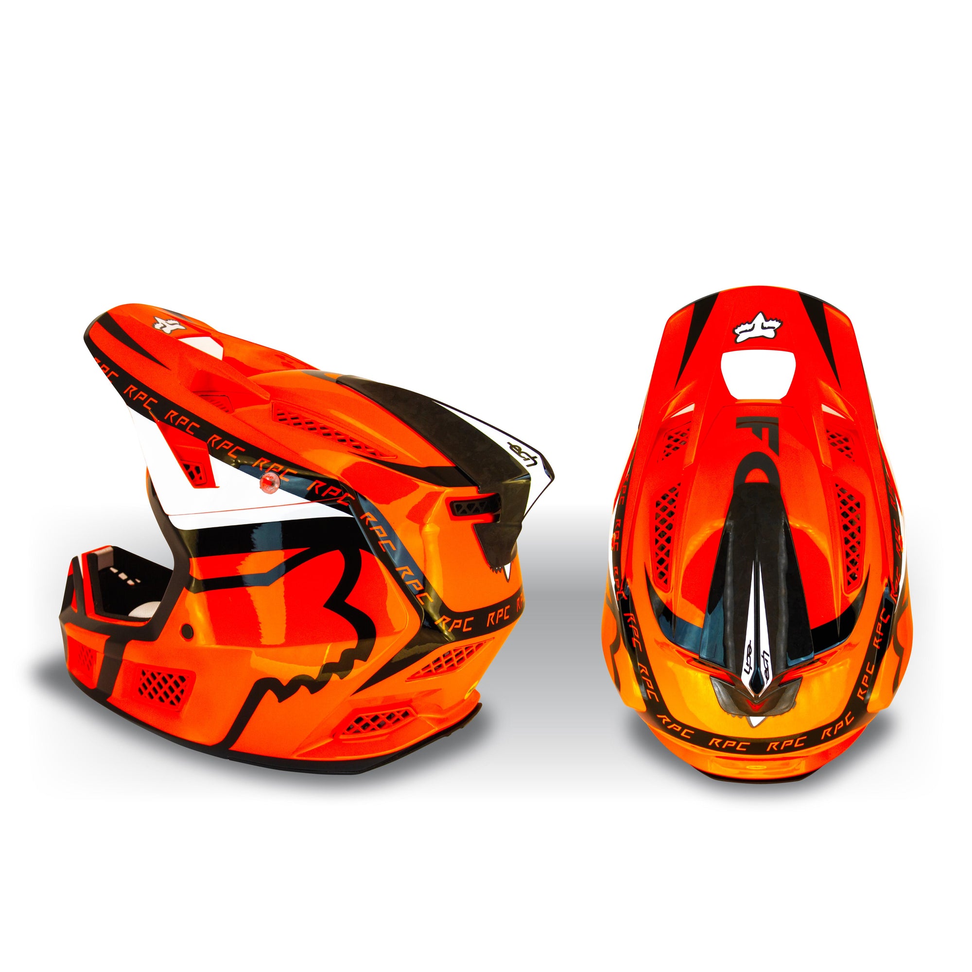 bell helmet fin Moto-3 Classic Red Falan Parts HP6 (HANS) 57(7 1/8) FIA8860 B1 3K Carbon Fin on